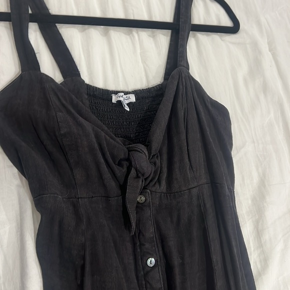 Splendid Dahlia Black button down maternity dress in size small - Picture 4 of 10